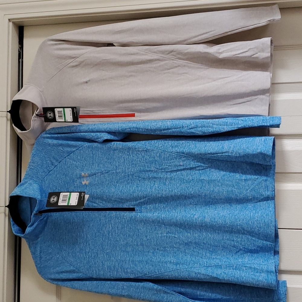 Under Armour Women's half zip shirts set